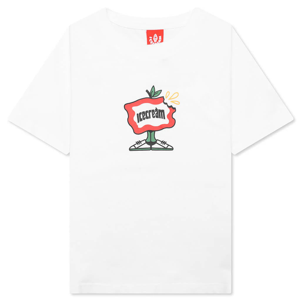 Kids Flag S S Tee Bleach White