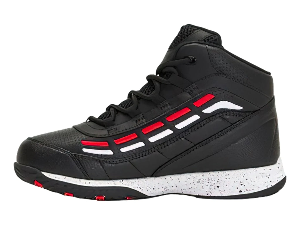 Tenis FILA Spitfire Negro Blanco y Rojo para Niño