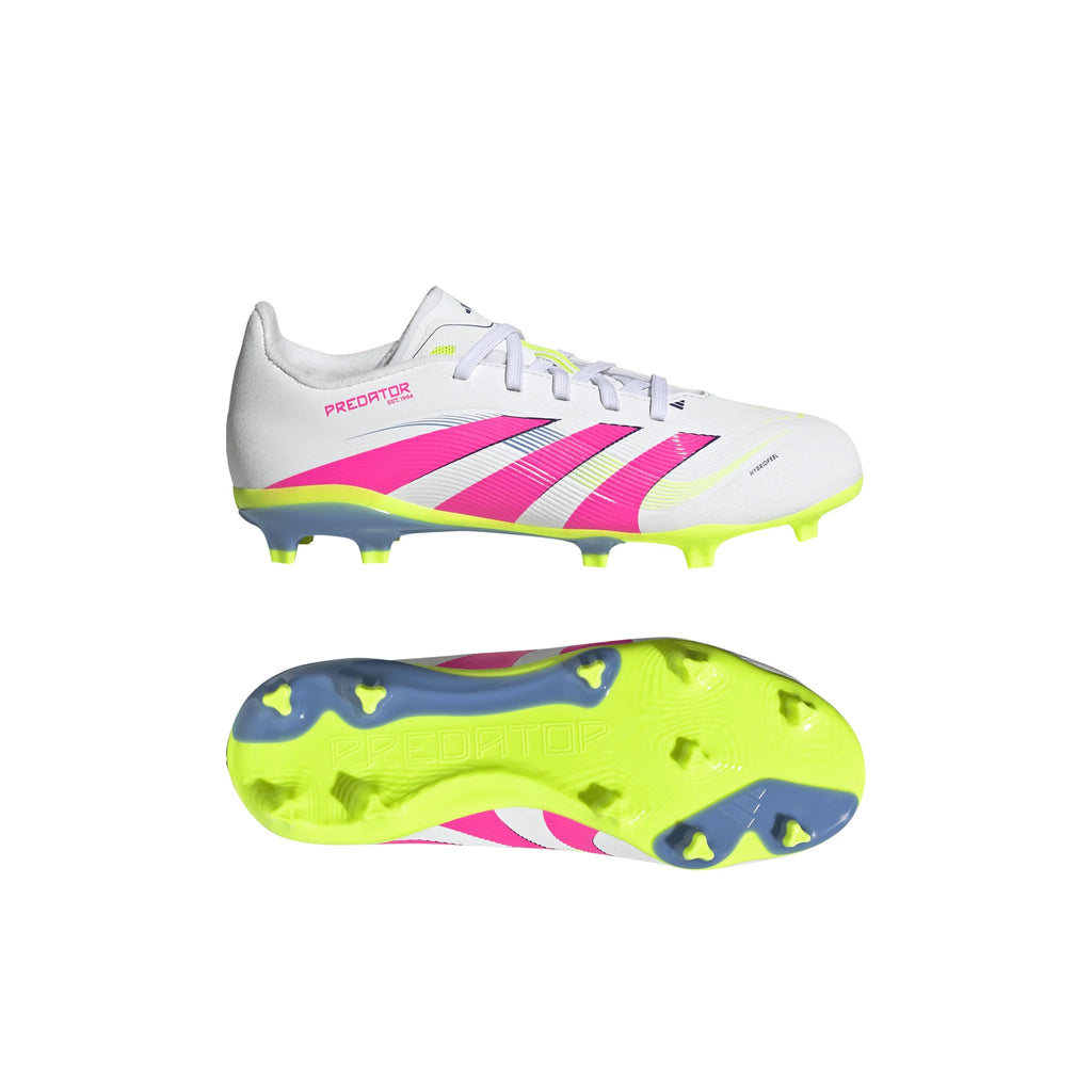 adidas Predator League Firm Multi Ground Boots Junior White Pink