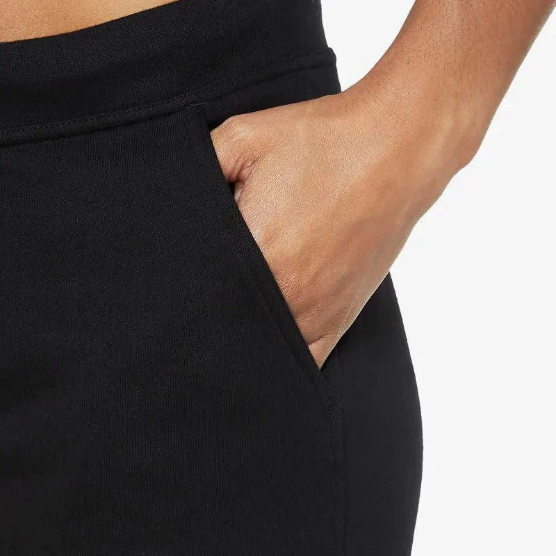 Nike Womens Dri Fit Get Fit Fleece Pant Black White