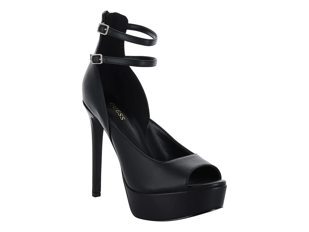 Sandalias Guess Negro Tacón Alto para Mujer