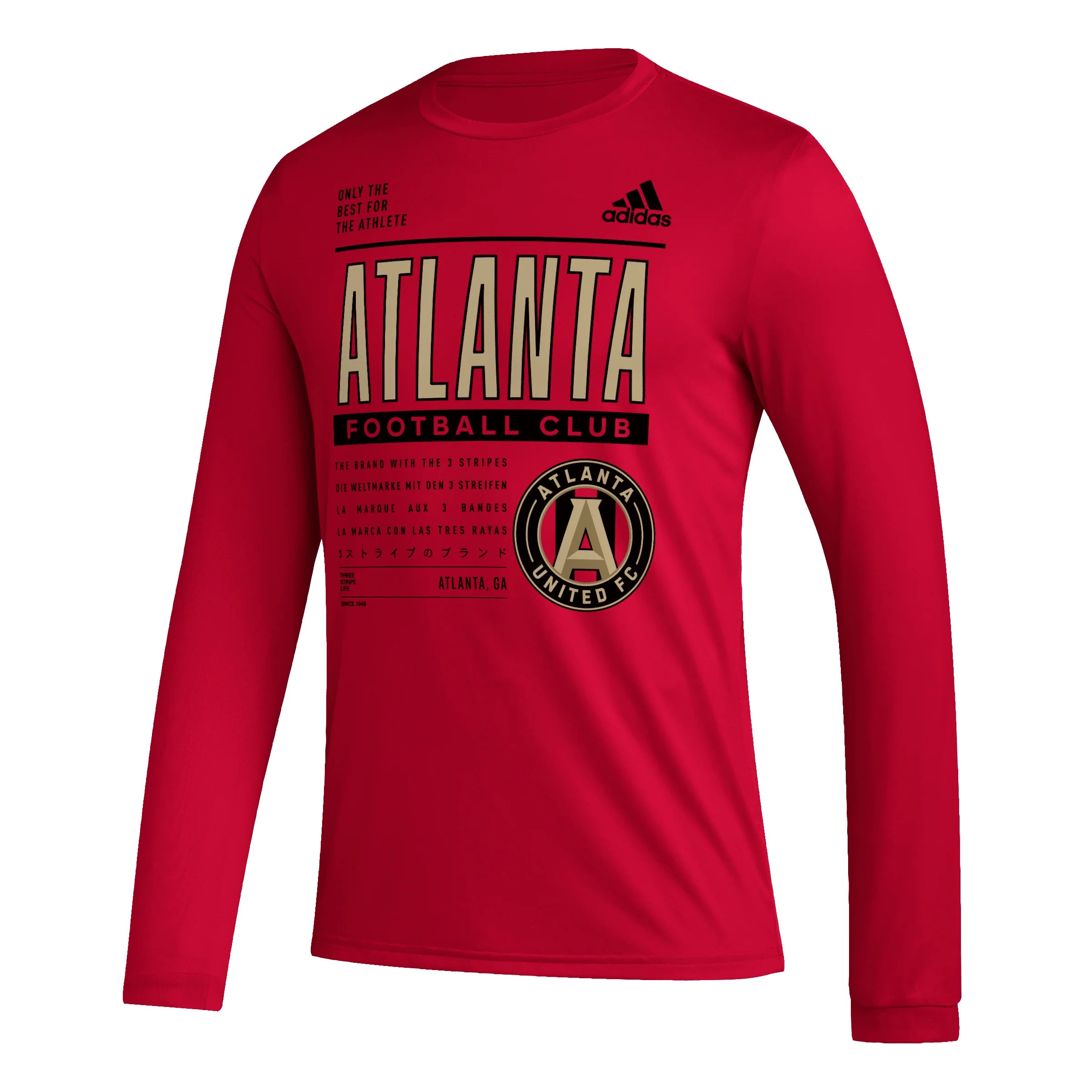 adidas MLS Pre Game Tee Team Red