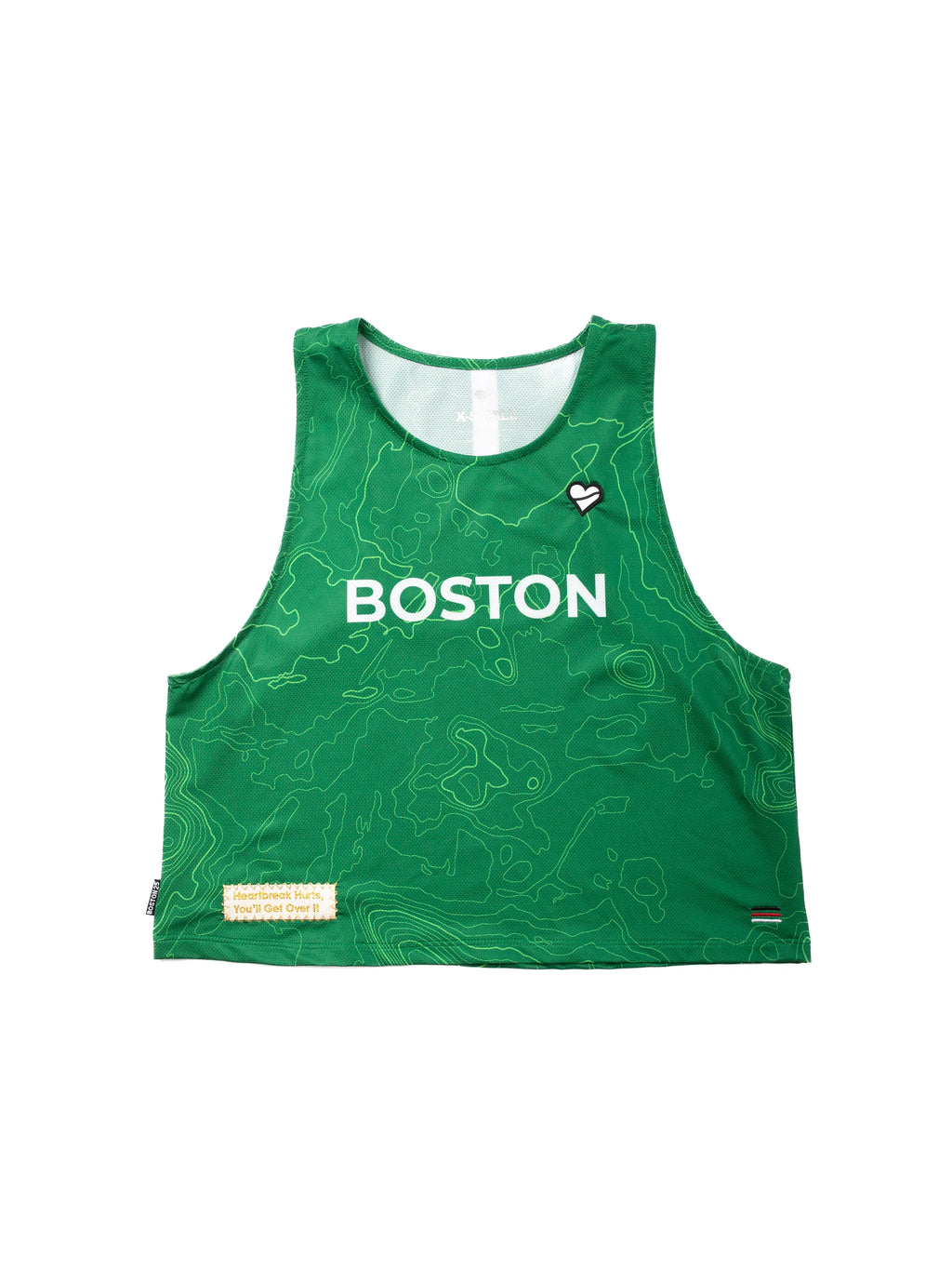 Heartbreak Womens Boston Crop Singlet