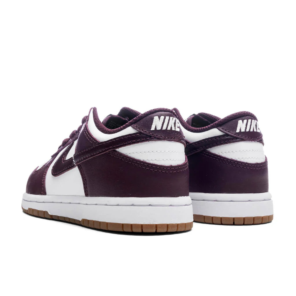 Dunk Low BP PS White Burgundy Crush Gum Light Brown