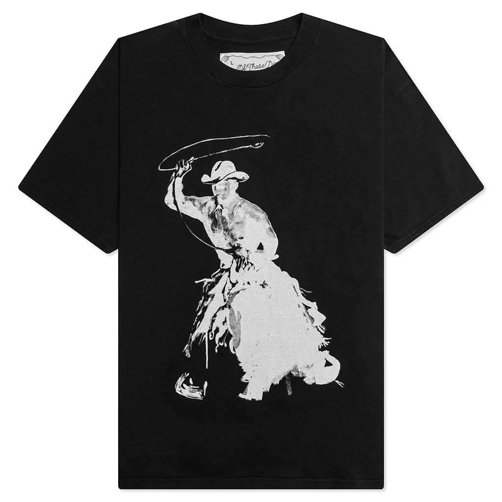 Burns Much Brighter S S T Shirt Sun Faded Washed Black