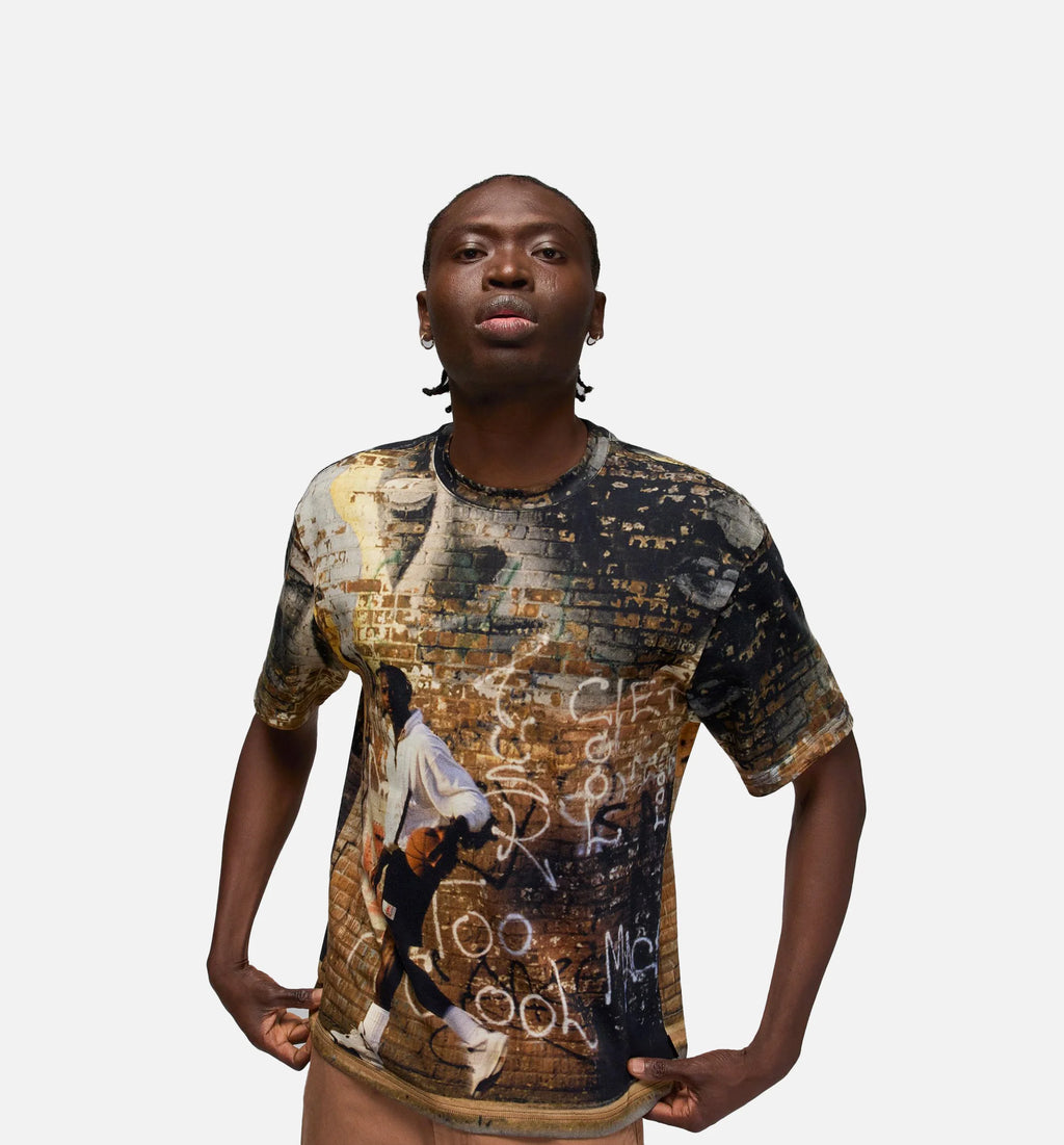 85 Graphic Mens Short Sleeve Shirt Off Noir Sail