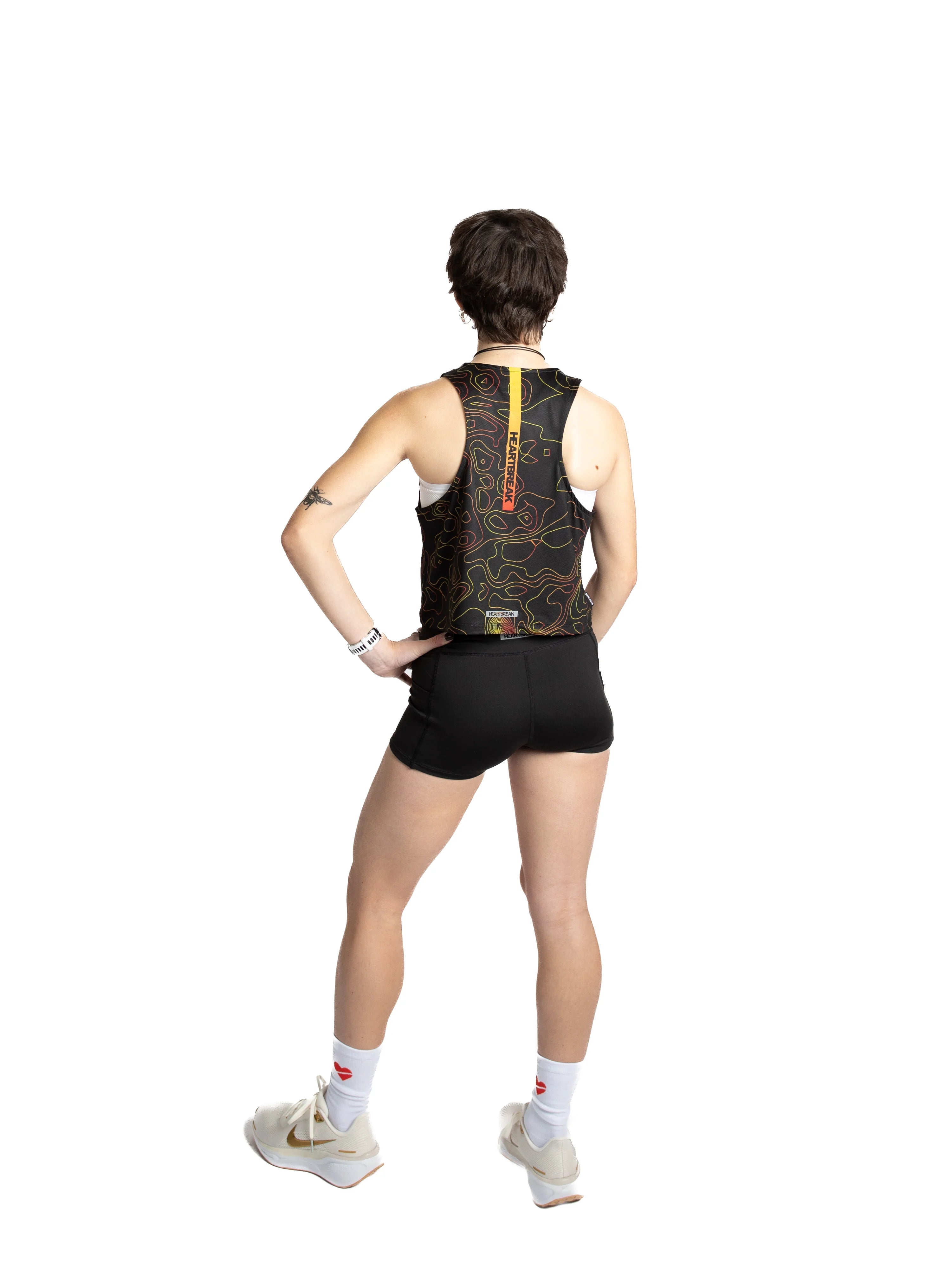 Heartbreak Womens Berlin Crop Singlet