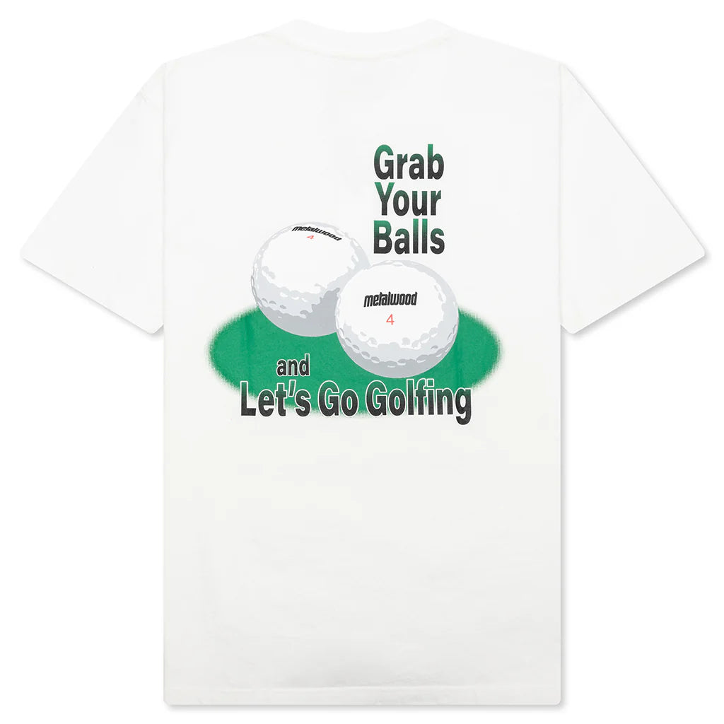 Grab Your Balls T Shirt White