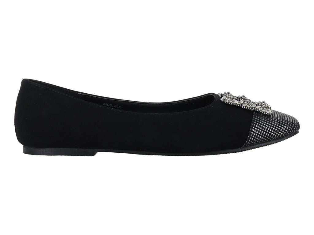 Zapatos Balerinas Donova Negros para Mujer