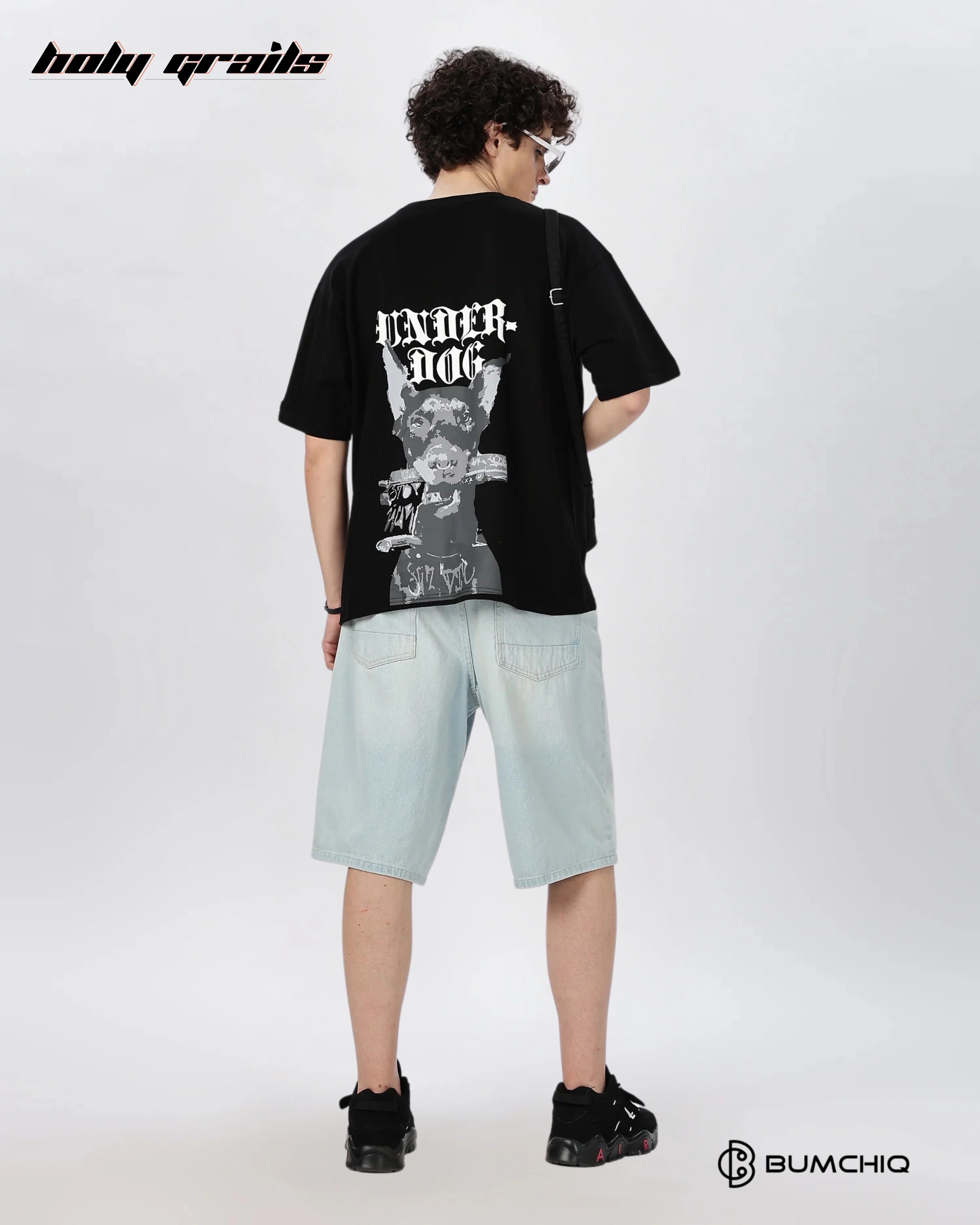 Underdog Black Oversize Tee HG x Bumchiq