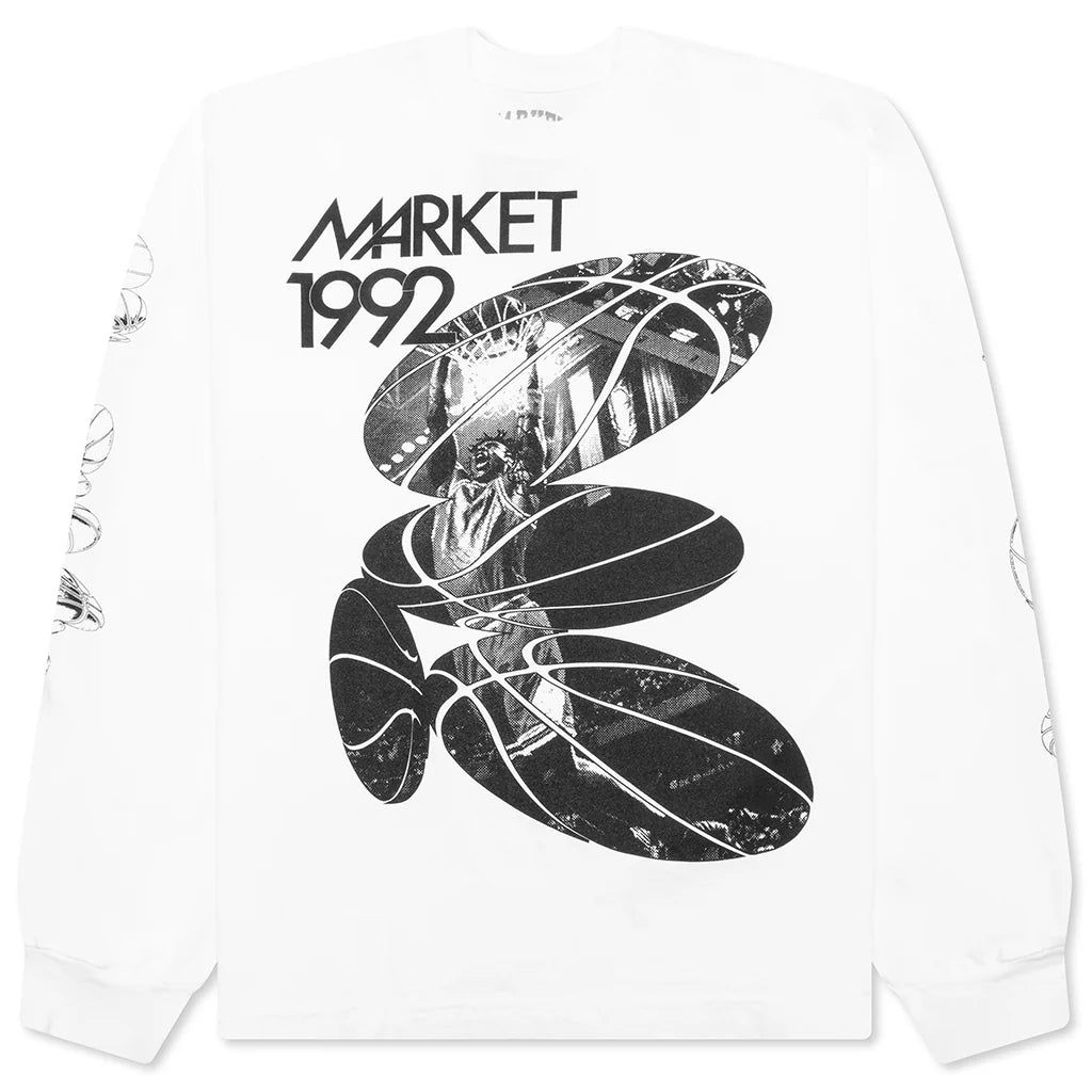 1992 L S T Shirt White