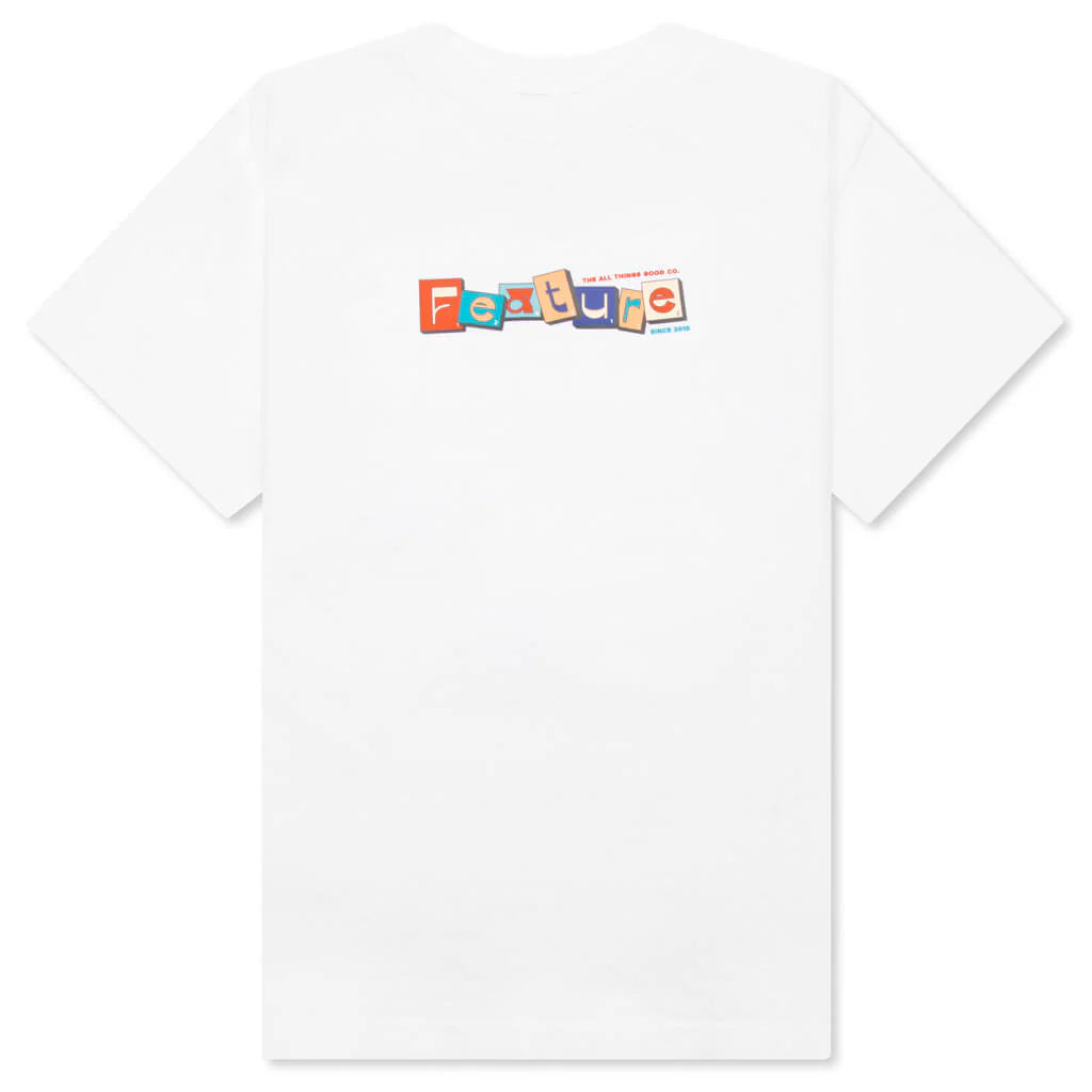 Kids Scrabble Tee White