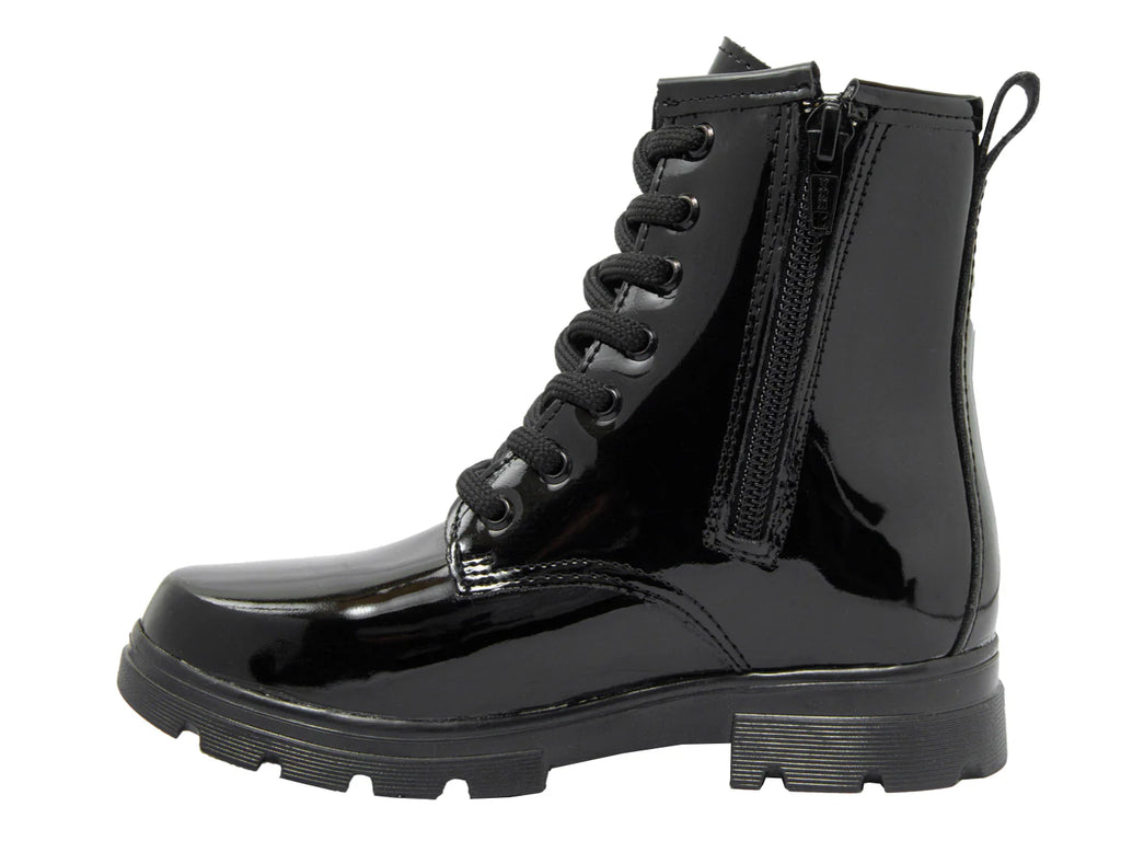 Botas Confratelli para Niña en Charol Negro