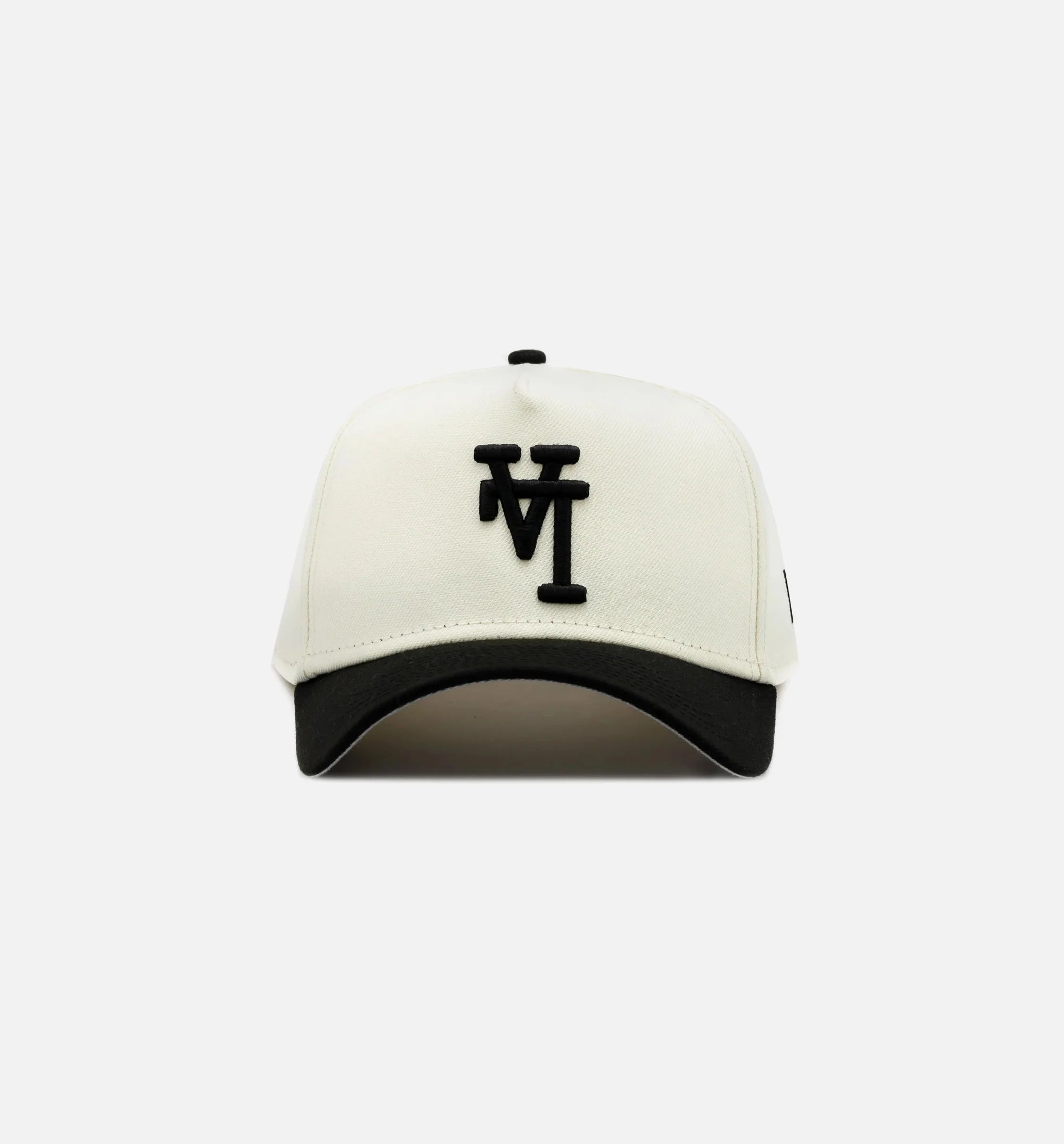 Los Angeles Dodgers Upside Down Logo 9Forty Snapback Mens Hat Beige Black