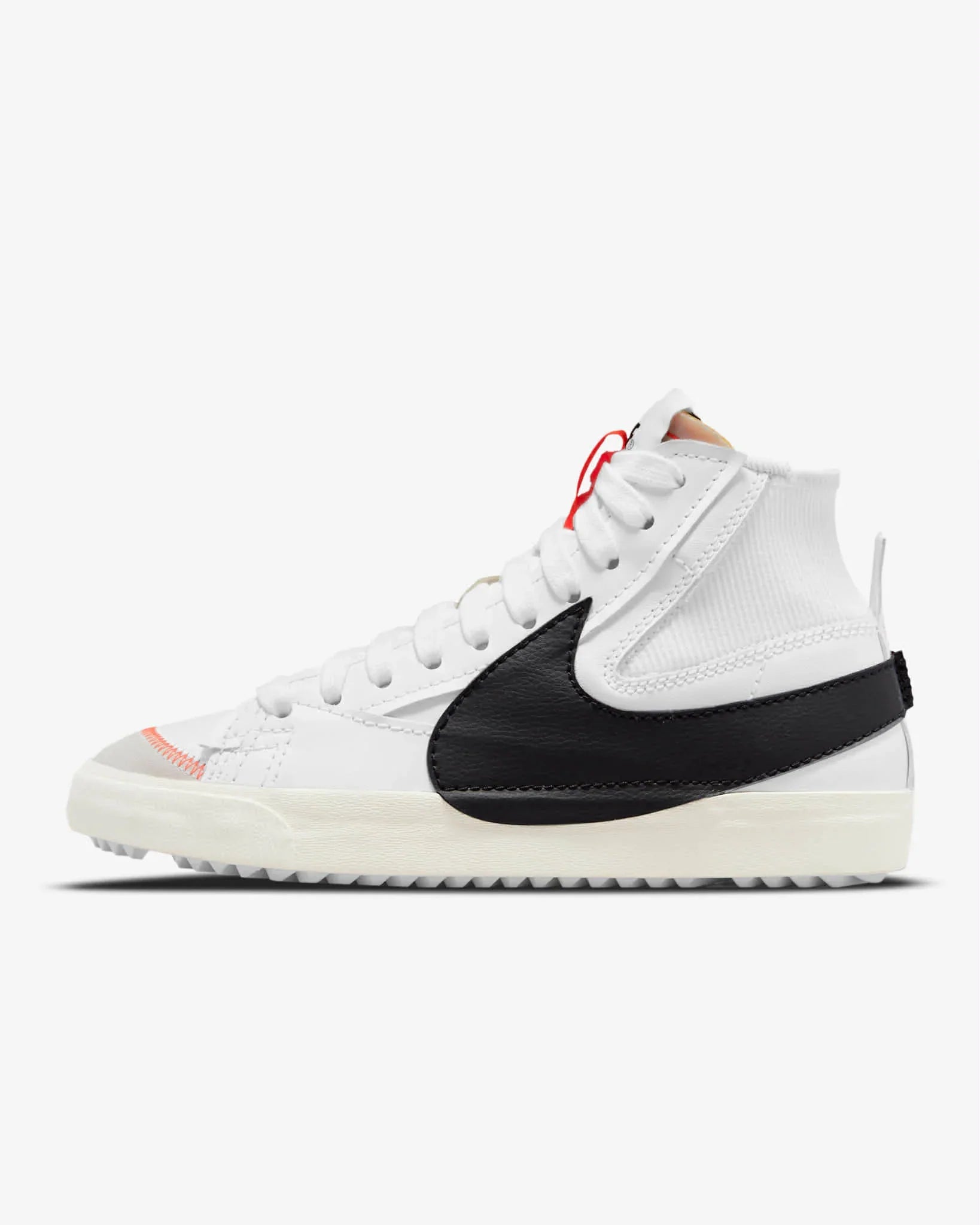Nike Blazer Mid Blanc Noir Chaussure Montante Élégante Homme