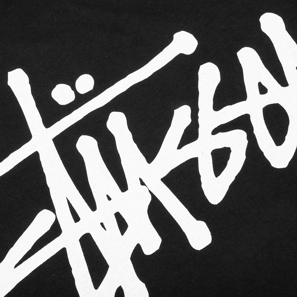 Basic Stussy Pig Dyed L S Tee Black