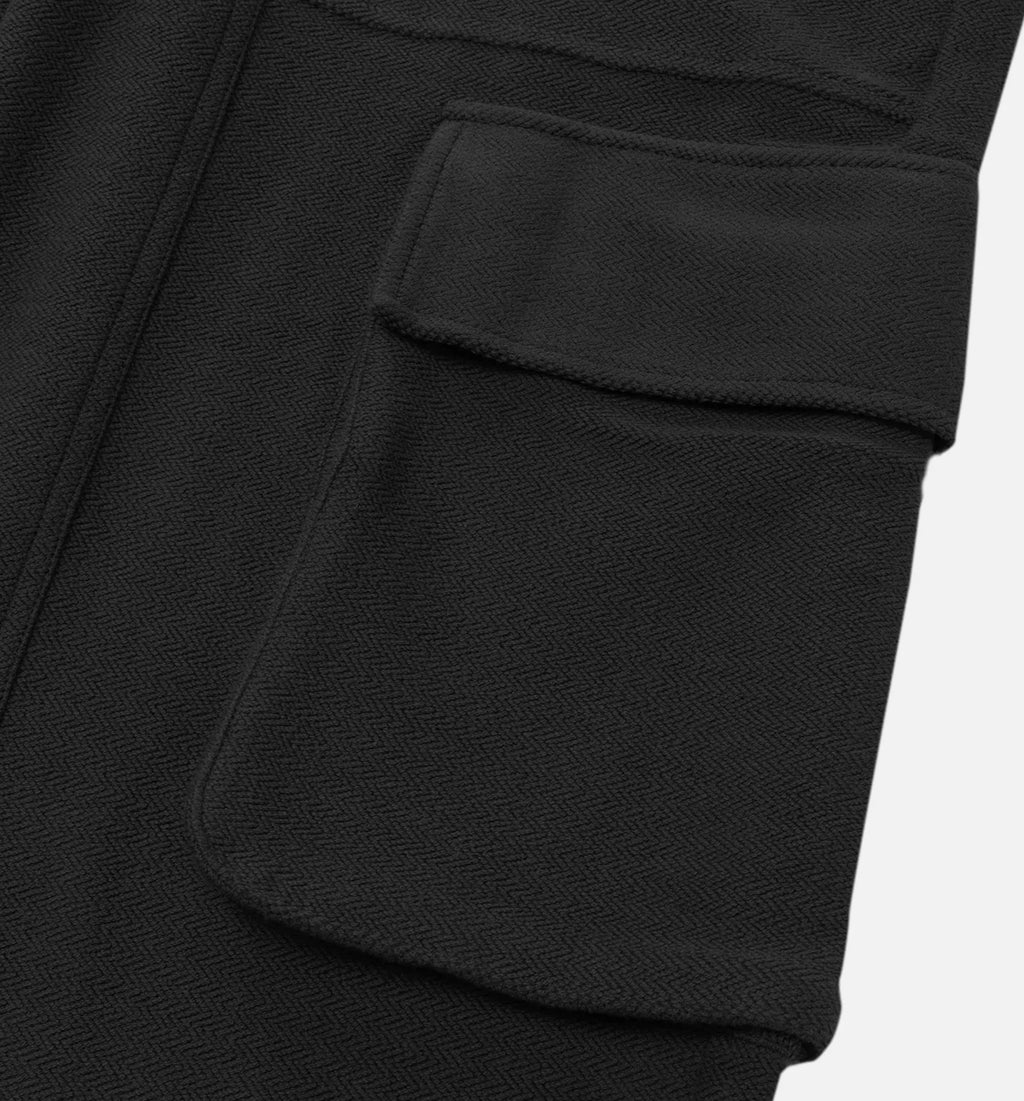 Summer Cargo Womens Sweatpants Black
