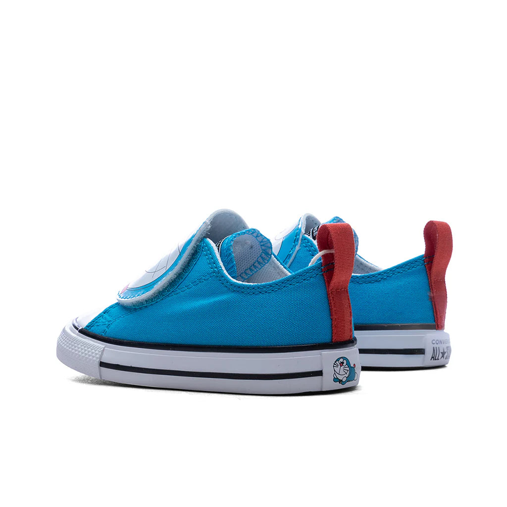 Converse x Doraemon Chuck Taylor All Star 1V OX Hawaiian Ocean Habanero Gold Flamingo