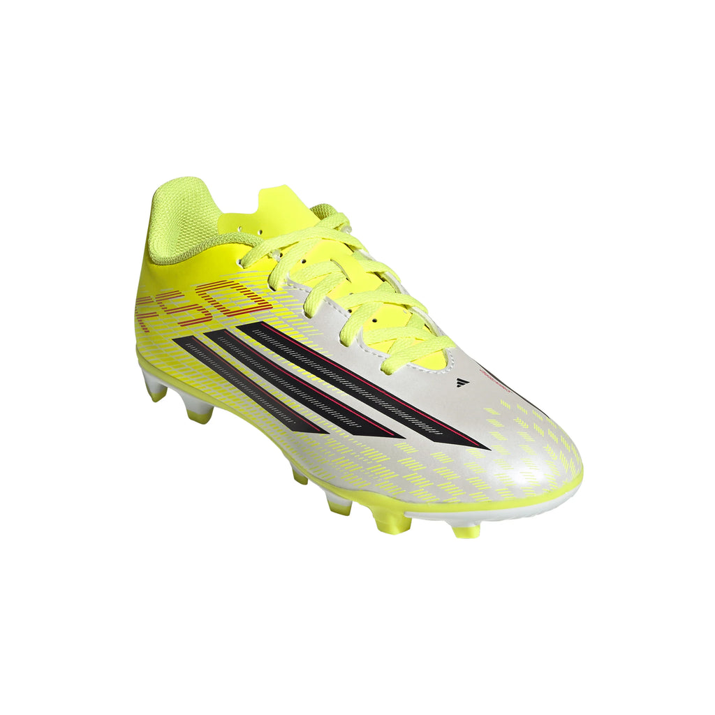 adidas F50 Club FG MG Firm Ground Multi Ground Youth Soccer Cleats Yellow Black Red