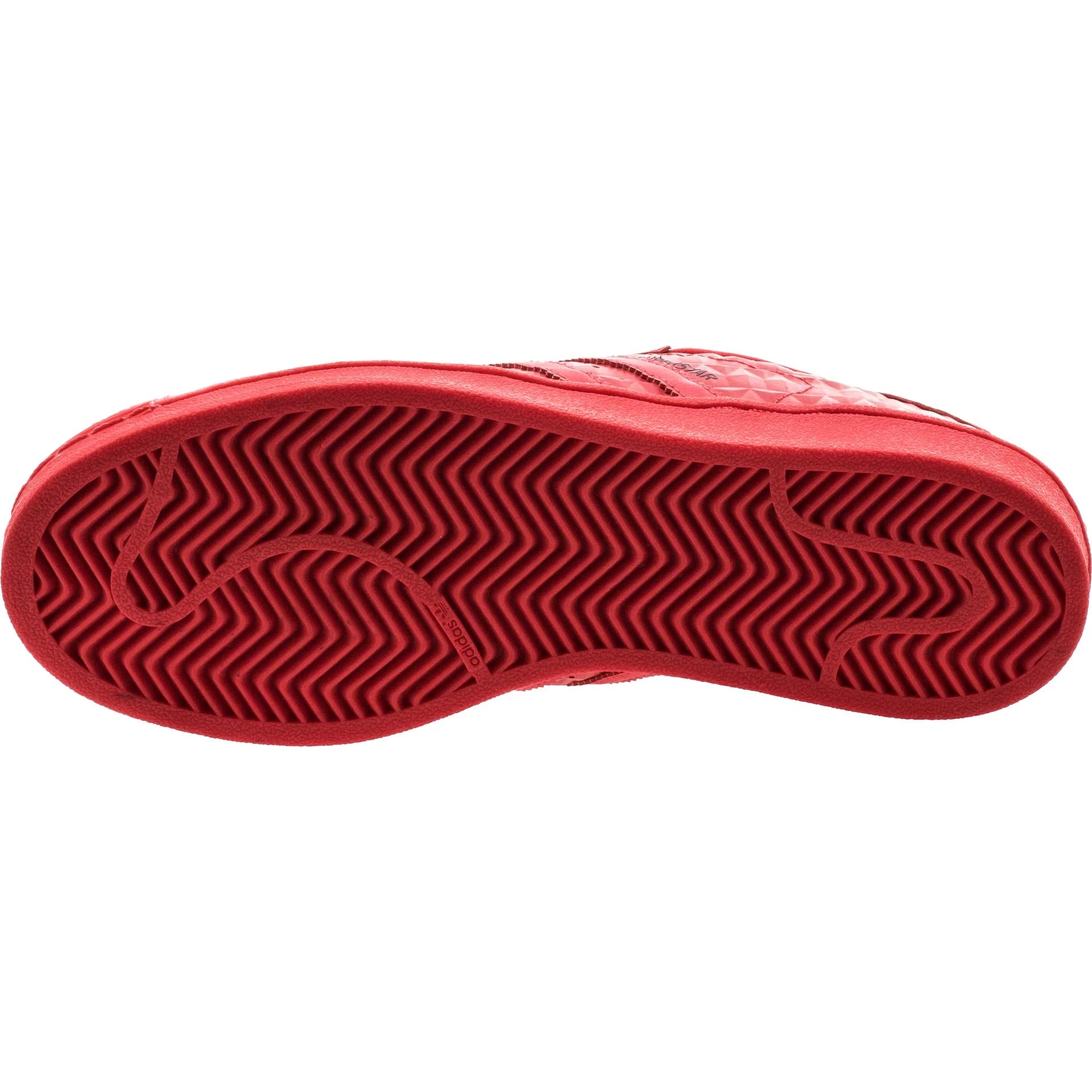 Superstar Grade School Lifestyle Shoe Triple Red