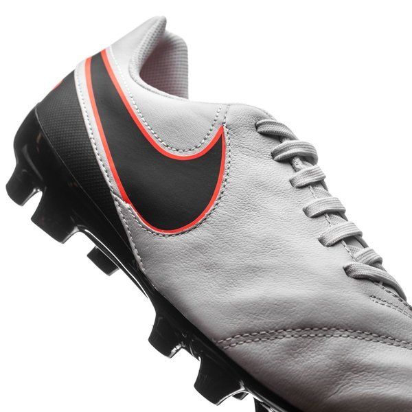 Nike JR Tiempo Legend IV FG Firm Ground Soccer Cleats Pure Platinum Silver