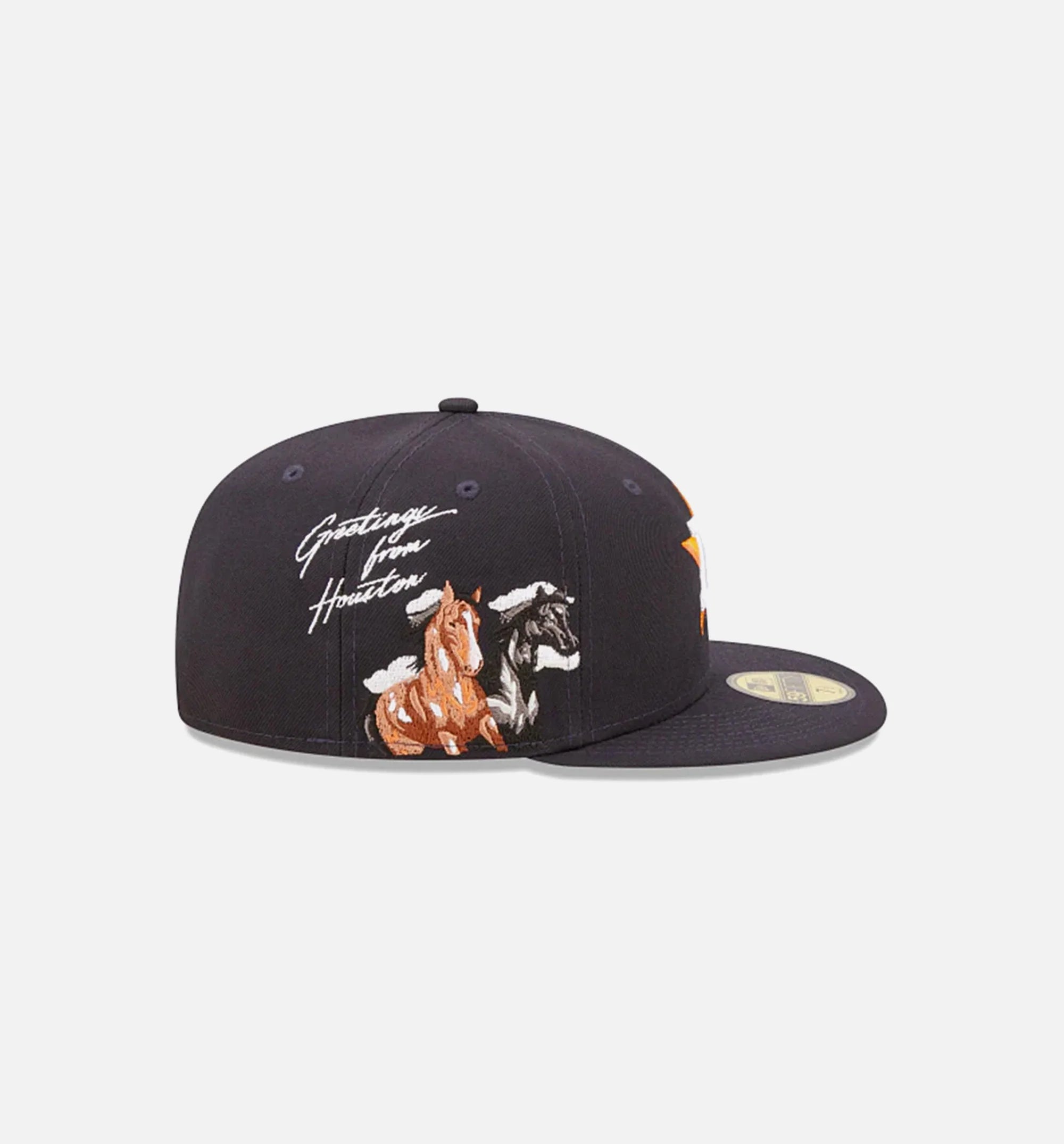 Houston Astros Cloud Icon 59FIFTY Fitted Cap Mens Hat Navy Blue