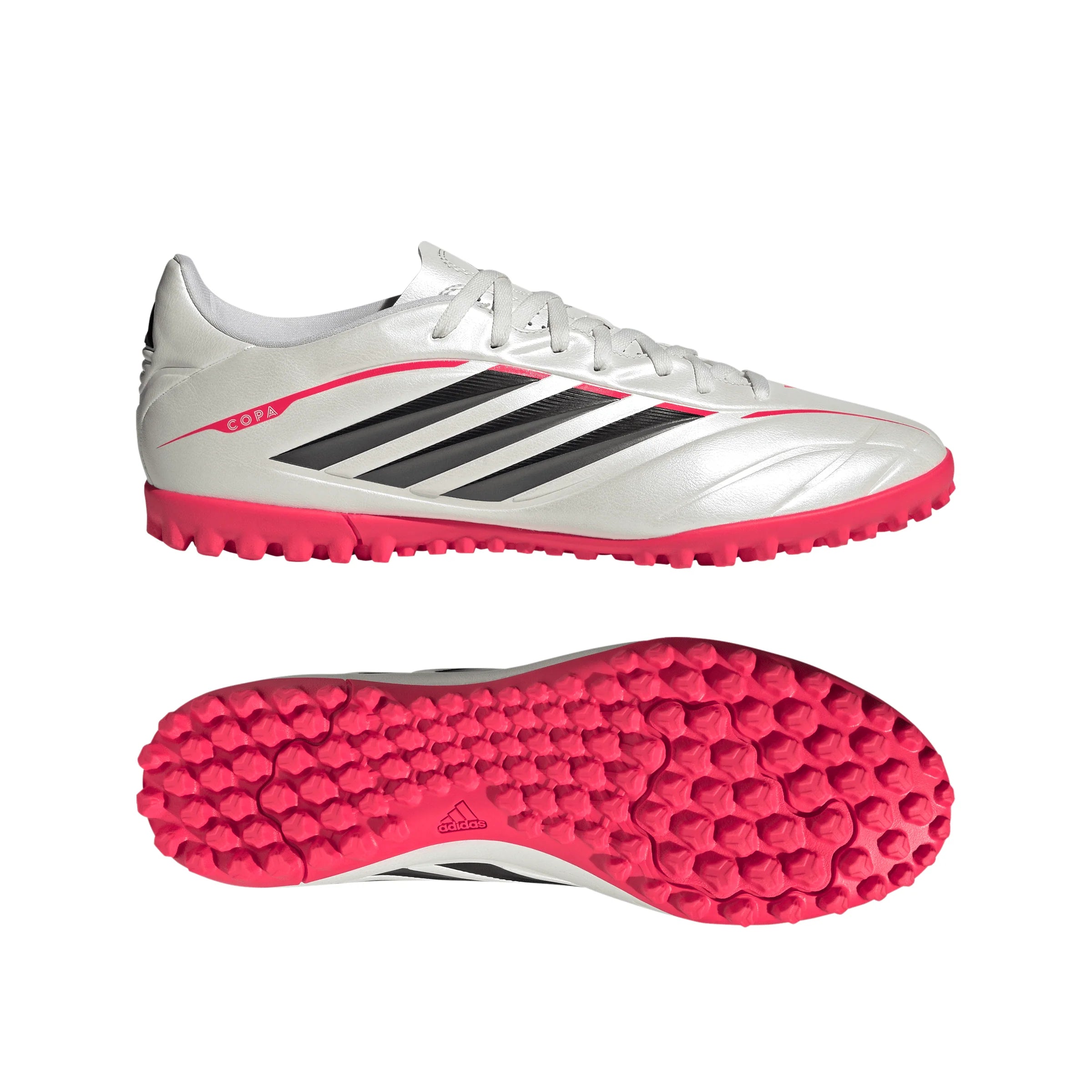 adidas Copa Pure IV Club TF Turf Mens Soccer Cleats Zero Metal Black Lucid Red