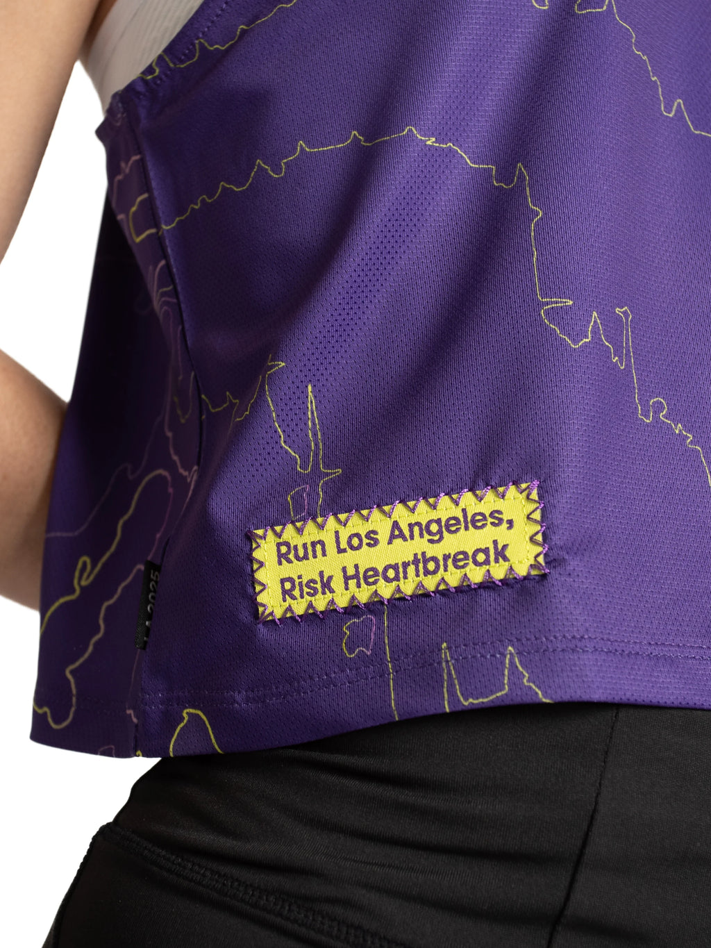 Heartbreak Womens Los Angeles Crop Singlet