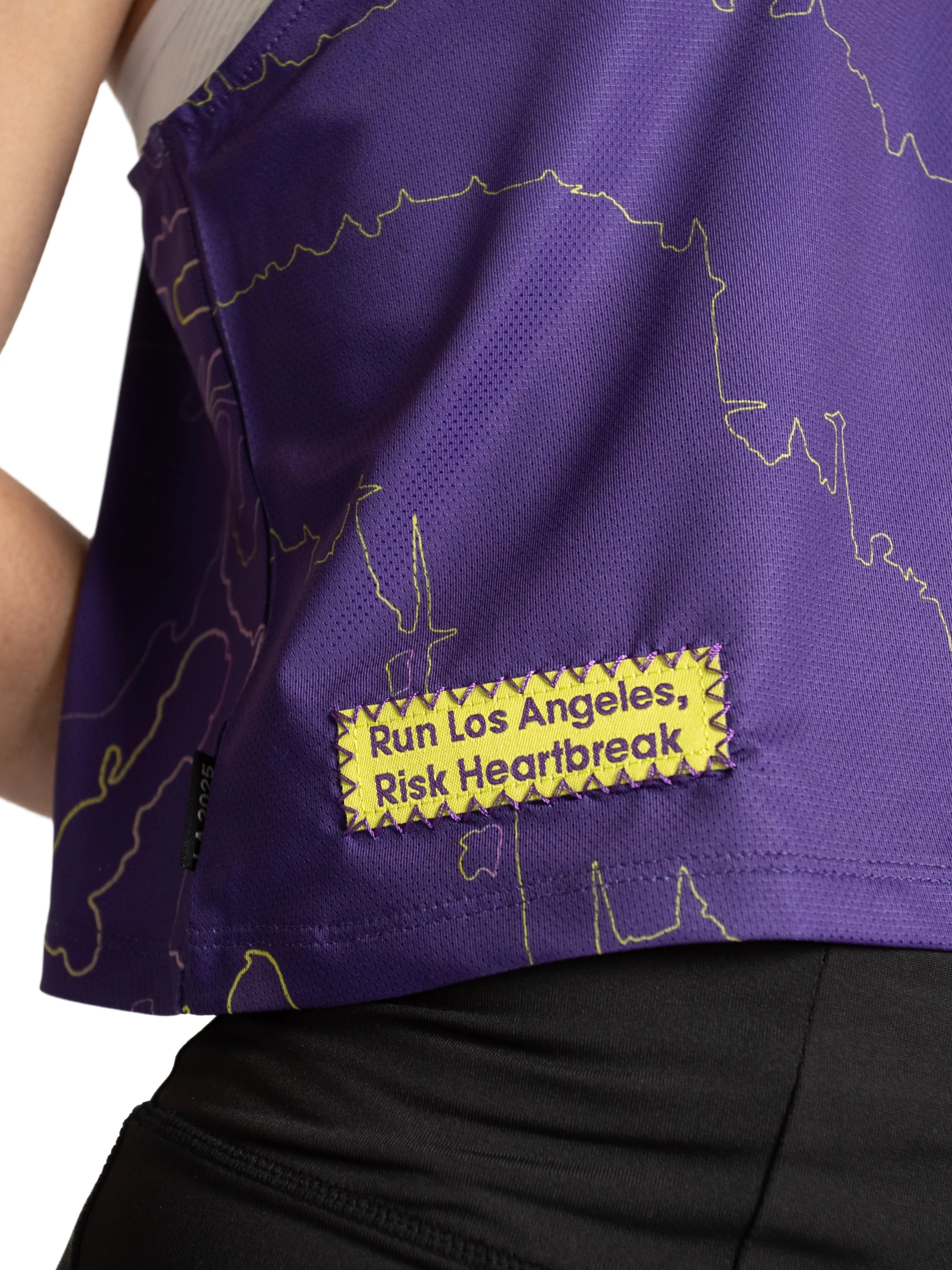 Heartbreak Womens Los Angeles Crop Singlet