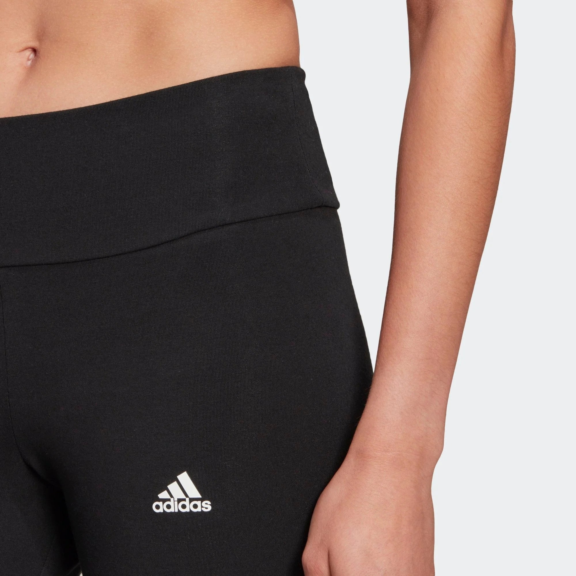 adidas Womens Essentials Stacked Logo High Rise Leggings
