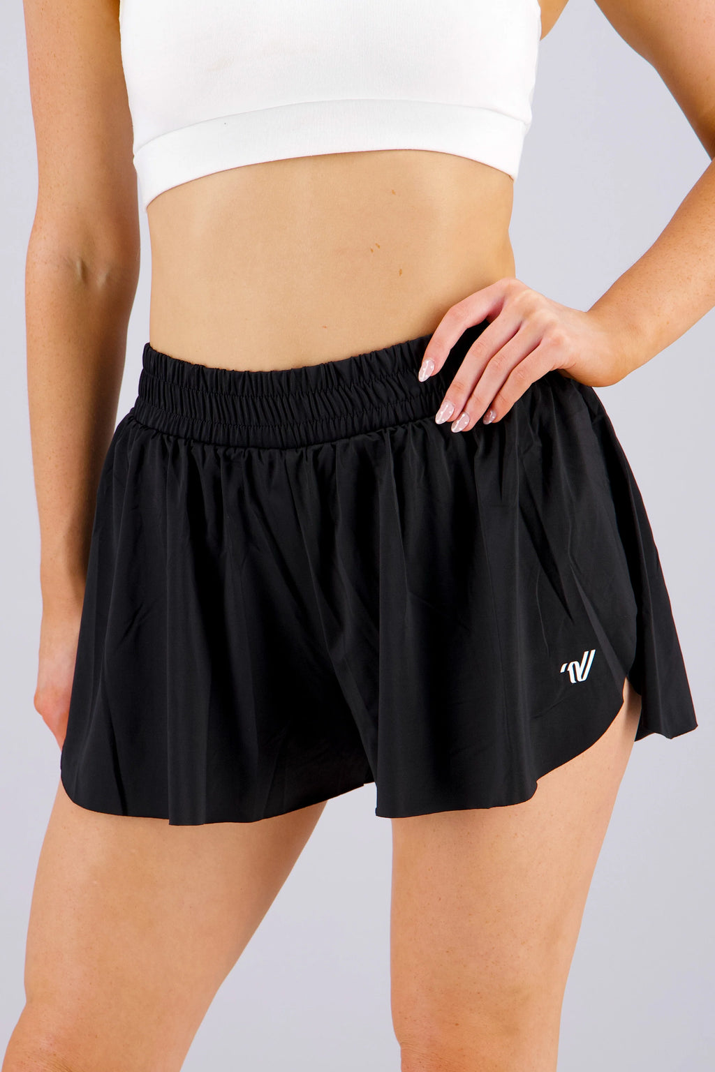 Varsity Fashion Flutter Shorts
