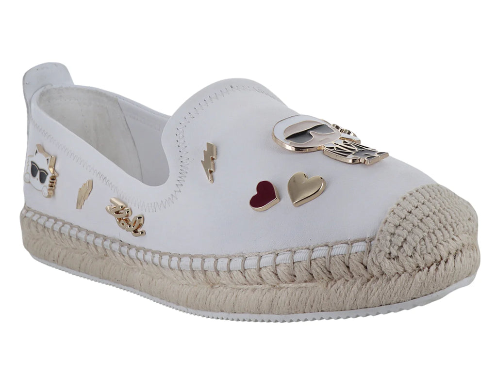 Sandalias Alpargatas Karl Lagerfeld Blancas para Mujer