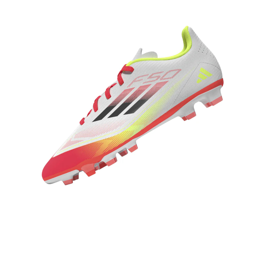 adidas F50 Club Firm Multi Ground Boots Kids White Black