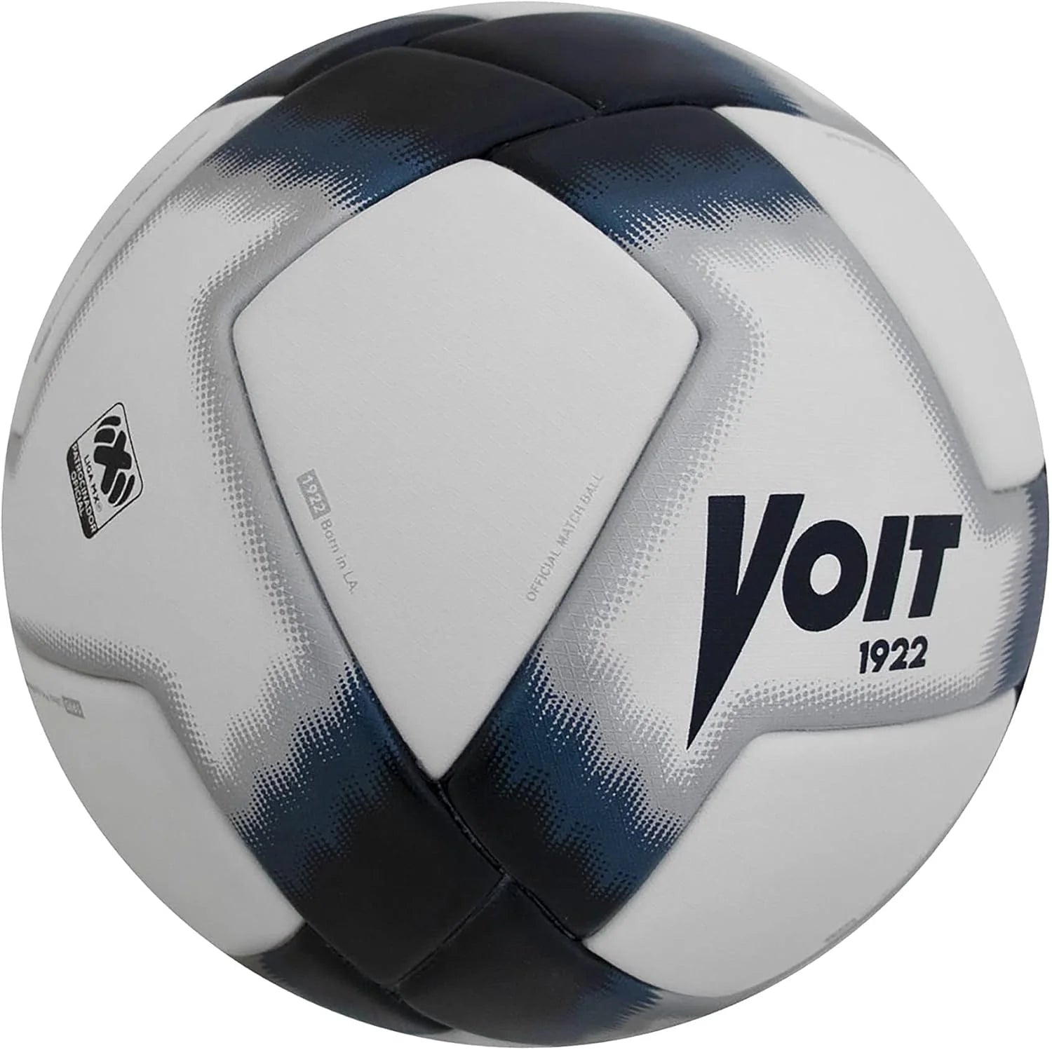 Voit Pro Clausura Replica Soccer Ball 2022 White Black