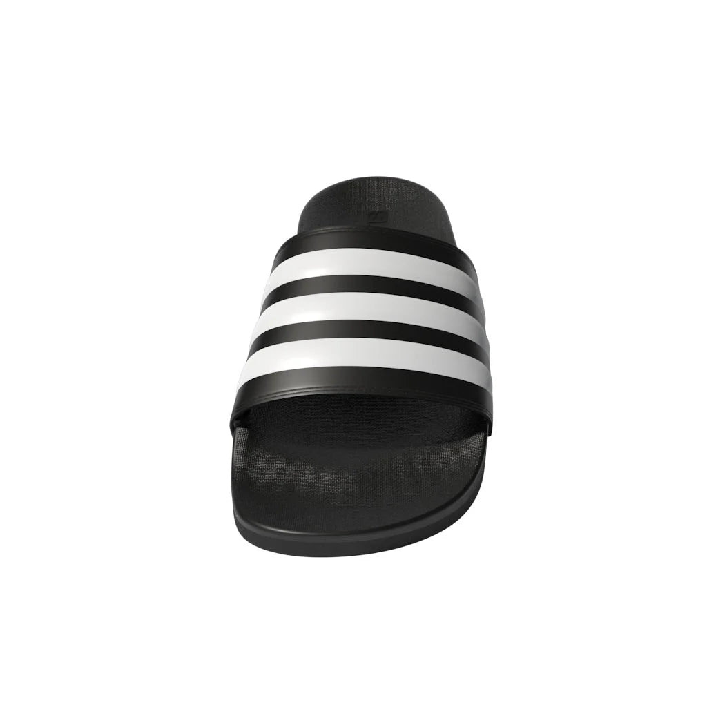 adidas Adilette Comfort Slides Black White