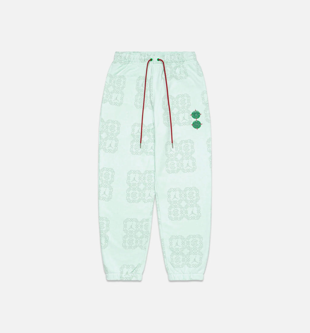 Jordan x CLOT AOP Fleece Pant Mens Pants Green