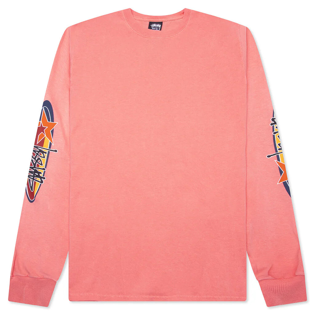 Two Star Pigment Dyed L S Tee Sherbert
