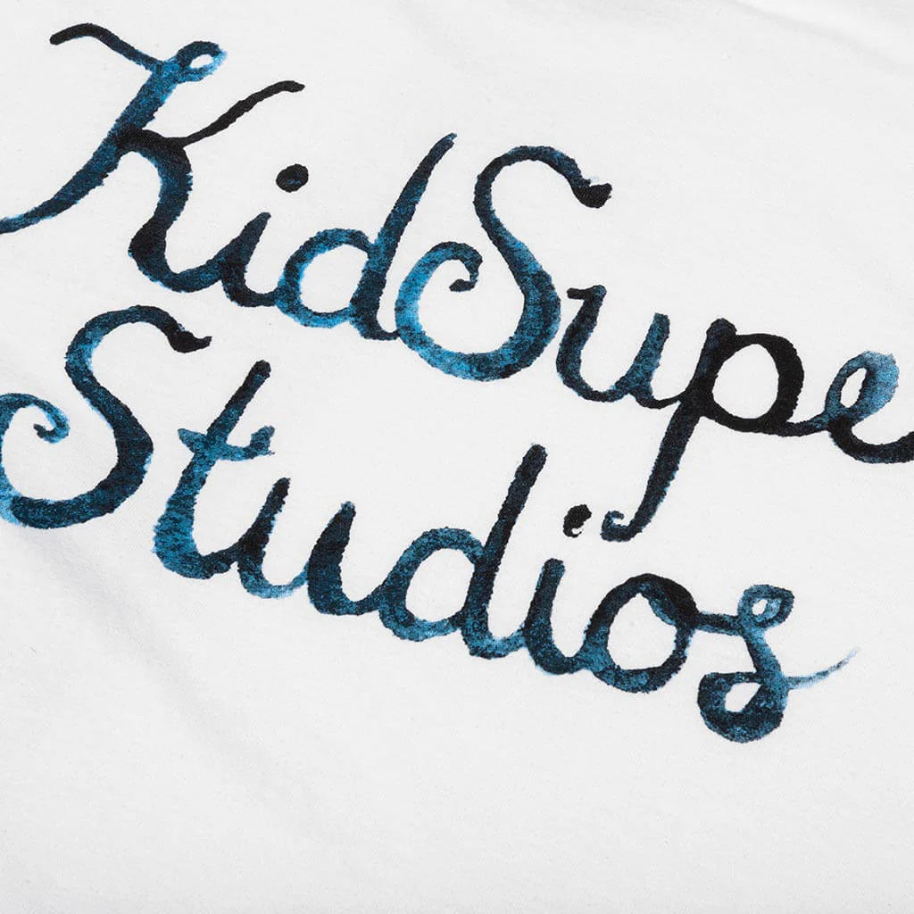 Script Logo Tee White