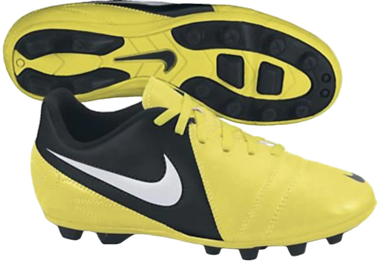 Nike Jr CTR360 Enganche III FG R Firm Ground Soccer Cleats Yellow Black