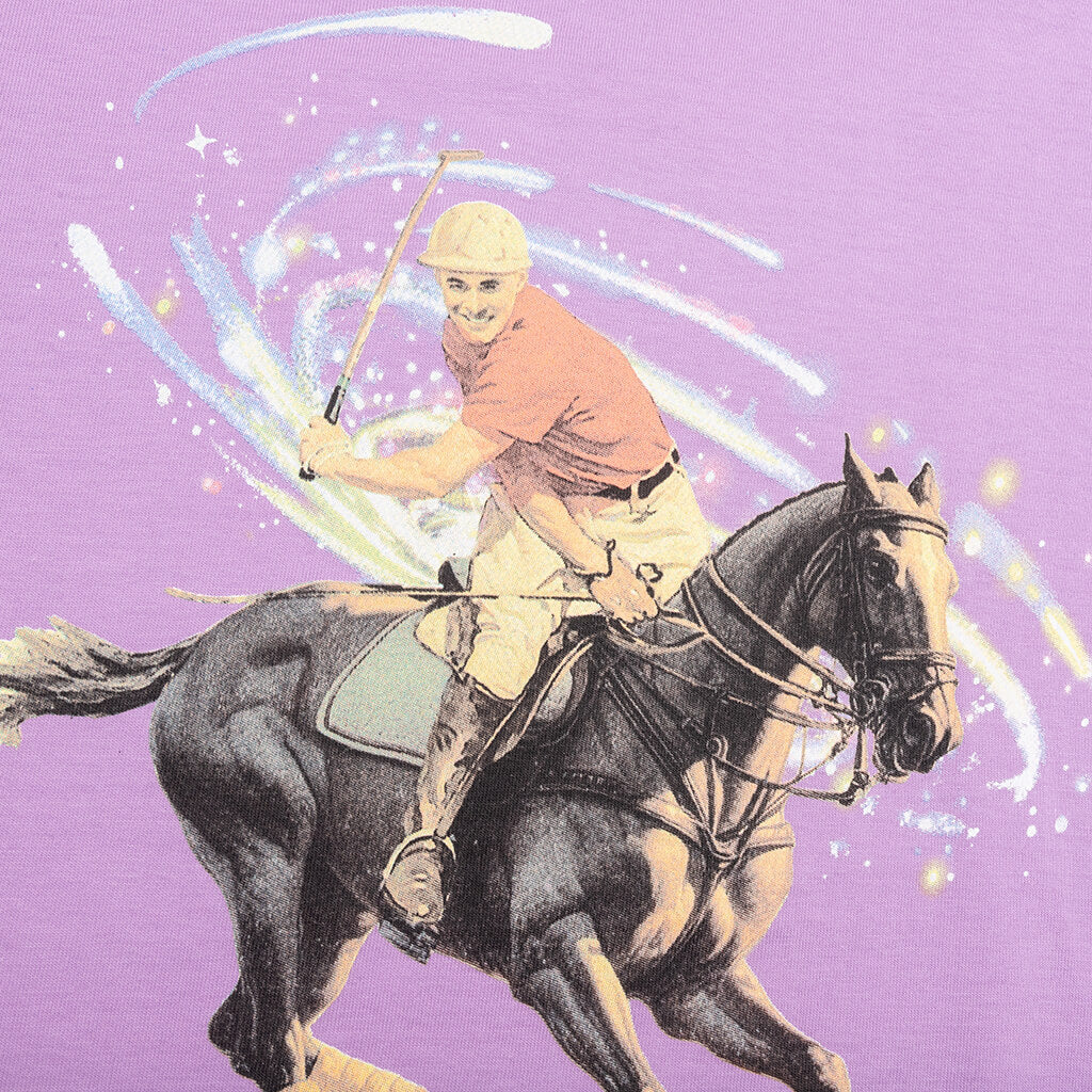 BB Space Polo S S Tee Regal Orchid