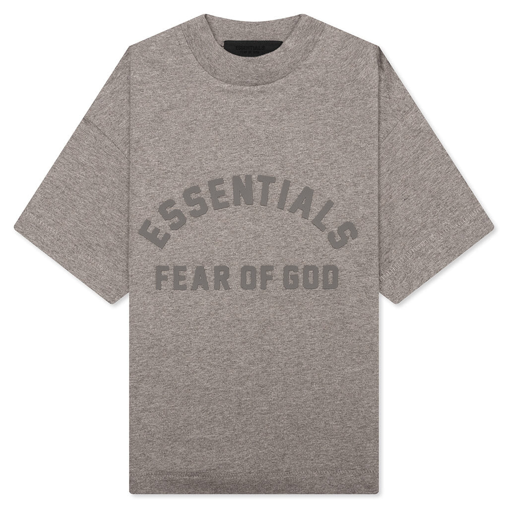 Essentials Kids S S Tee Heather Grey