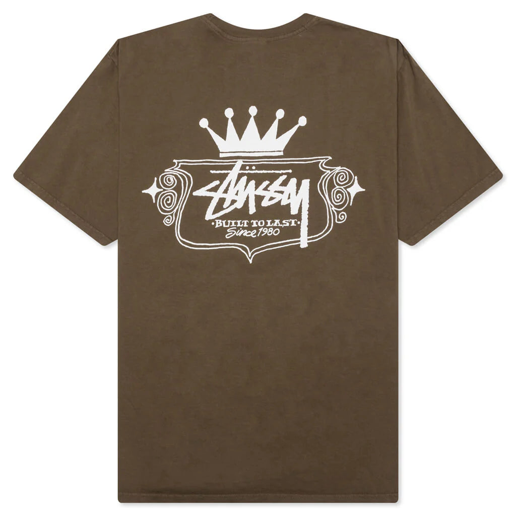 Built To Last Pig Dyed Tee Brown