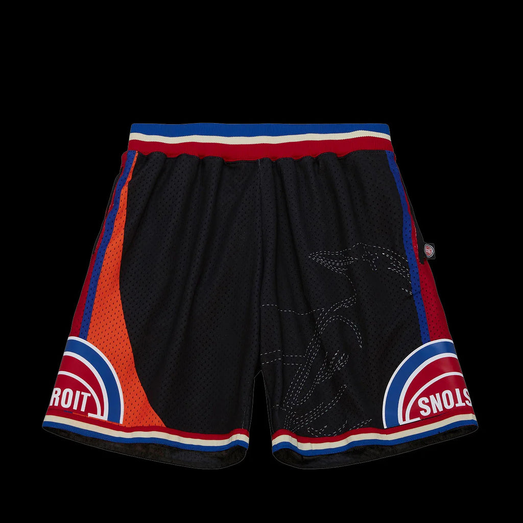 Mitchell Ness x Two18 Detroit Pistons Jersey Shorts Black