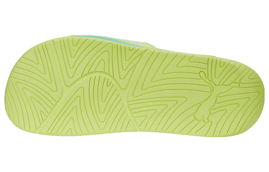 PUMA Dream NITRO Slide Future Unisex Fast Yellow White Electric Peppermint