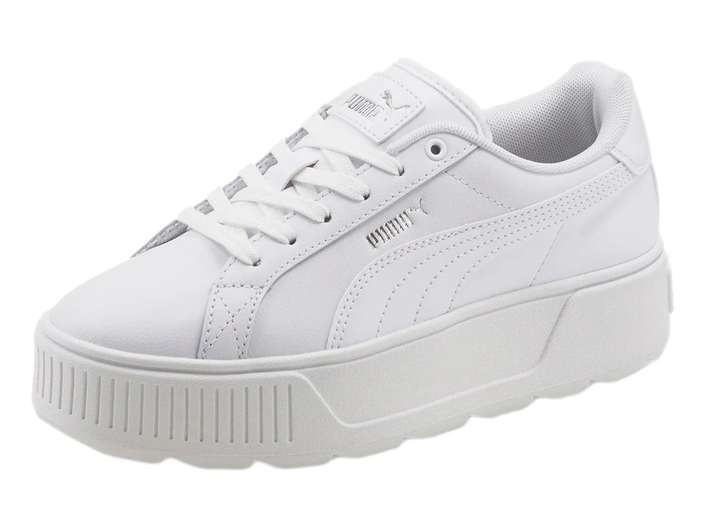 Tenis PUMA Karmen L Blanco y Plata para Mujer