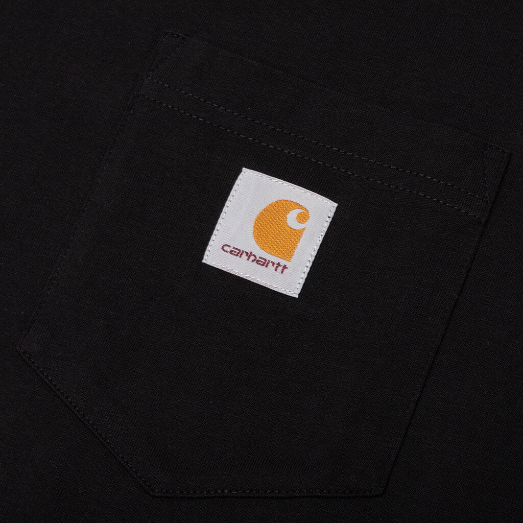 S S Pocket T Shirt Black