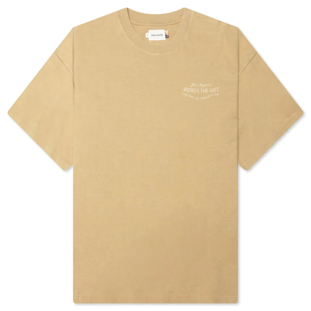 B Summer HTG Forum S S Tee Tan