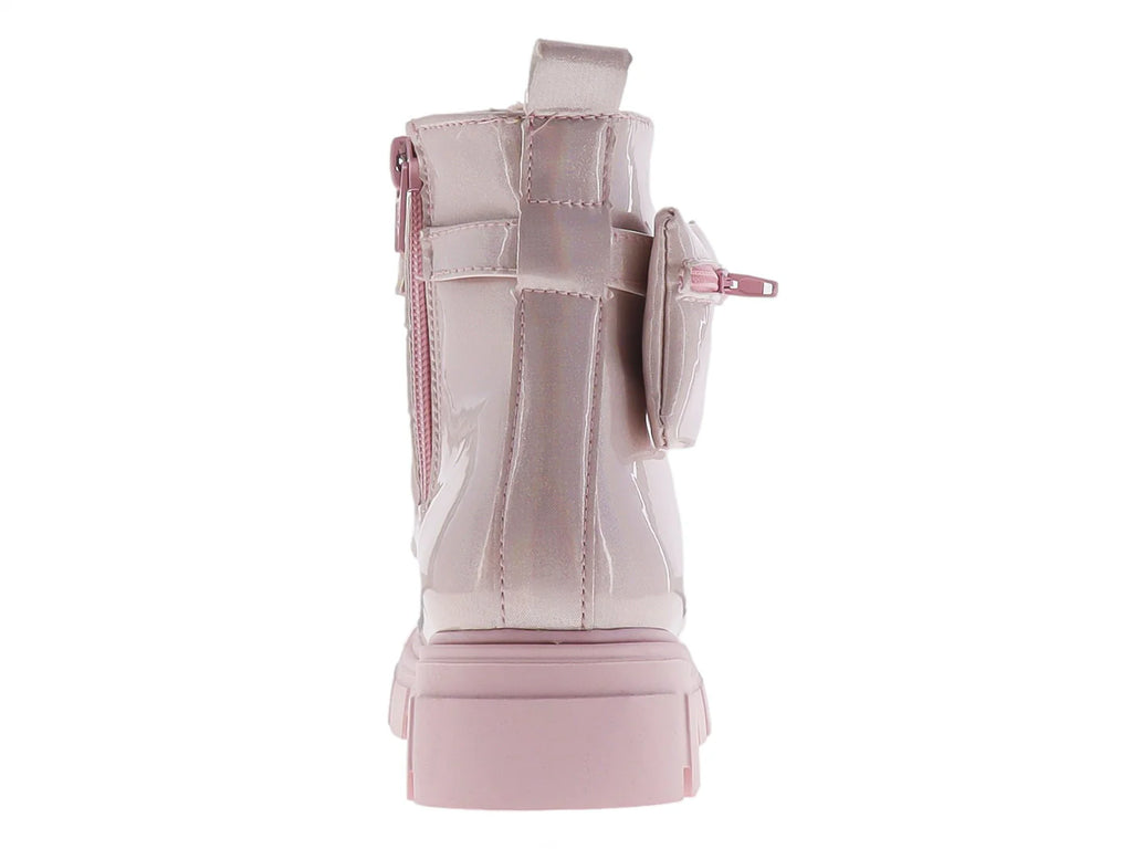 Botas Miroslava Rosa Pastel de Charol para Niña