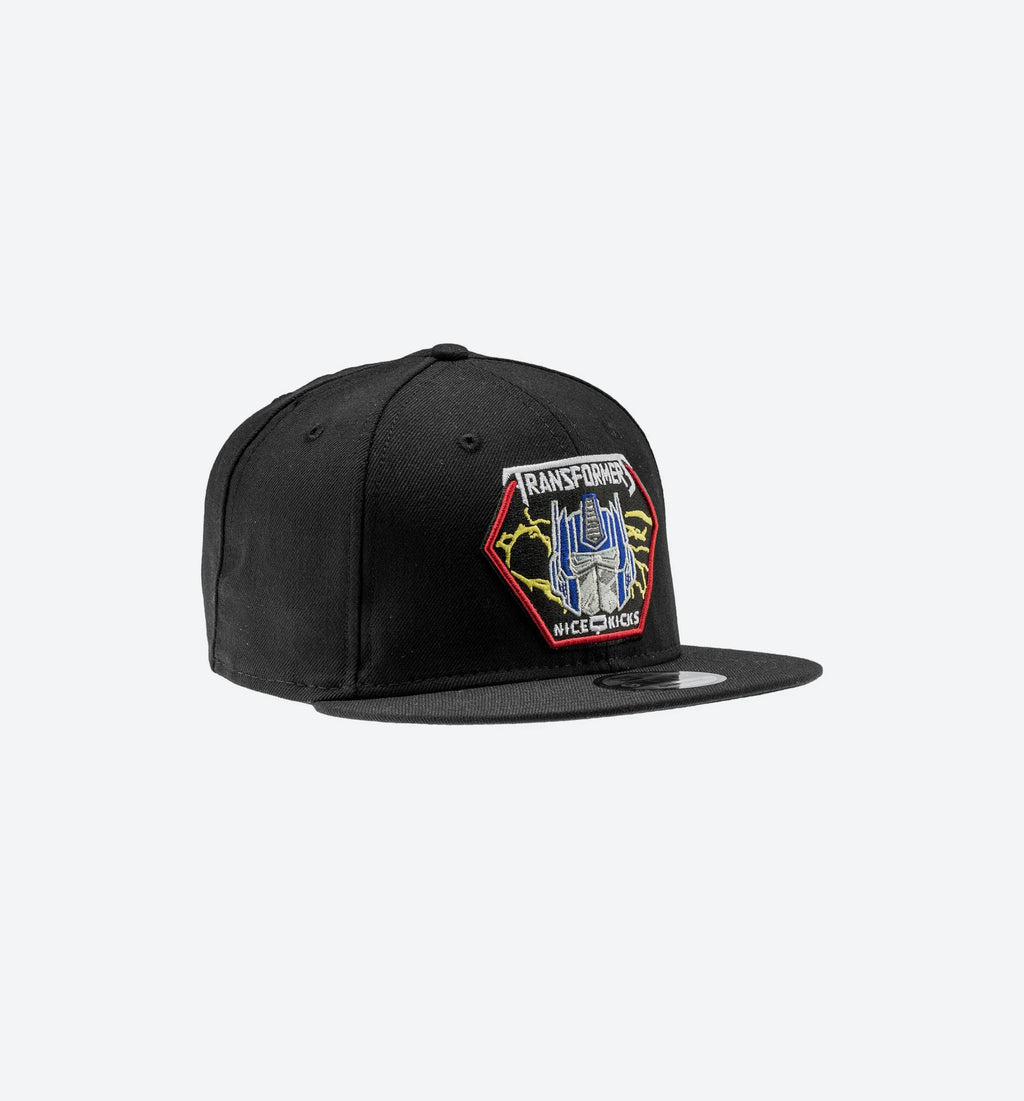 Optimus Prime Mens Snapback Hat Black