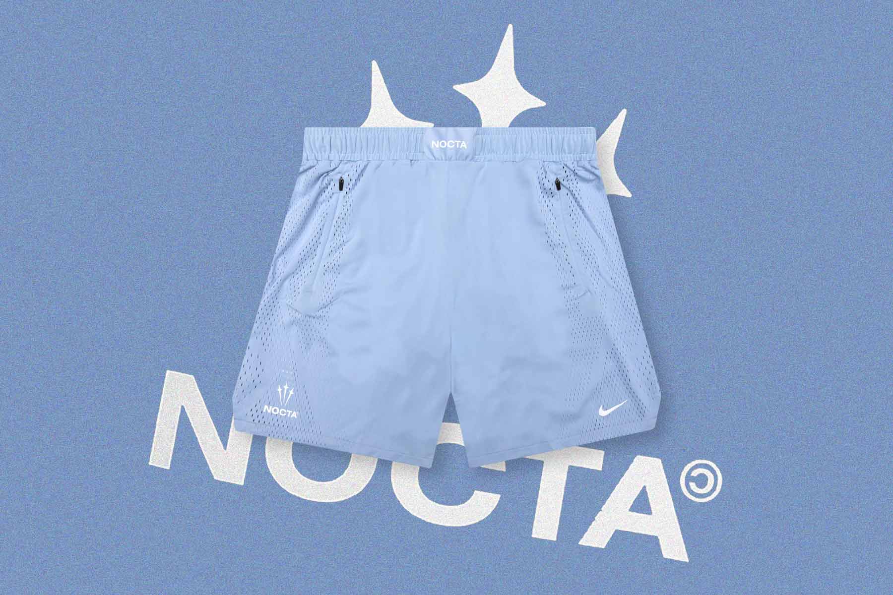 NOCTA Shorts Cobalt Bliss White